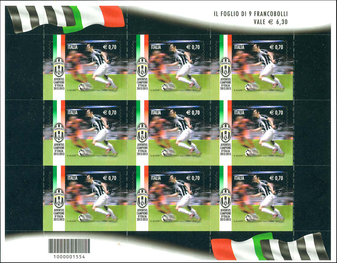 Francobollo Calciatore -  2013