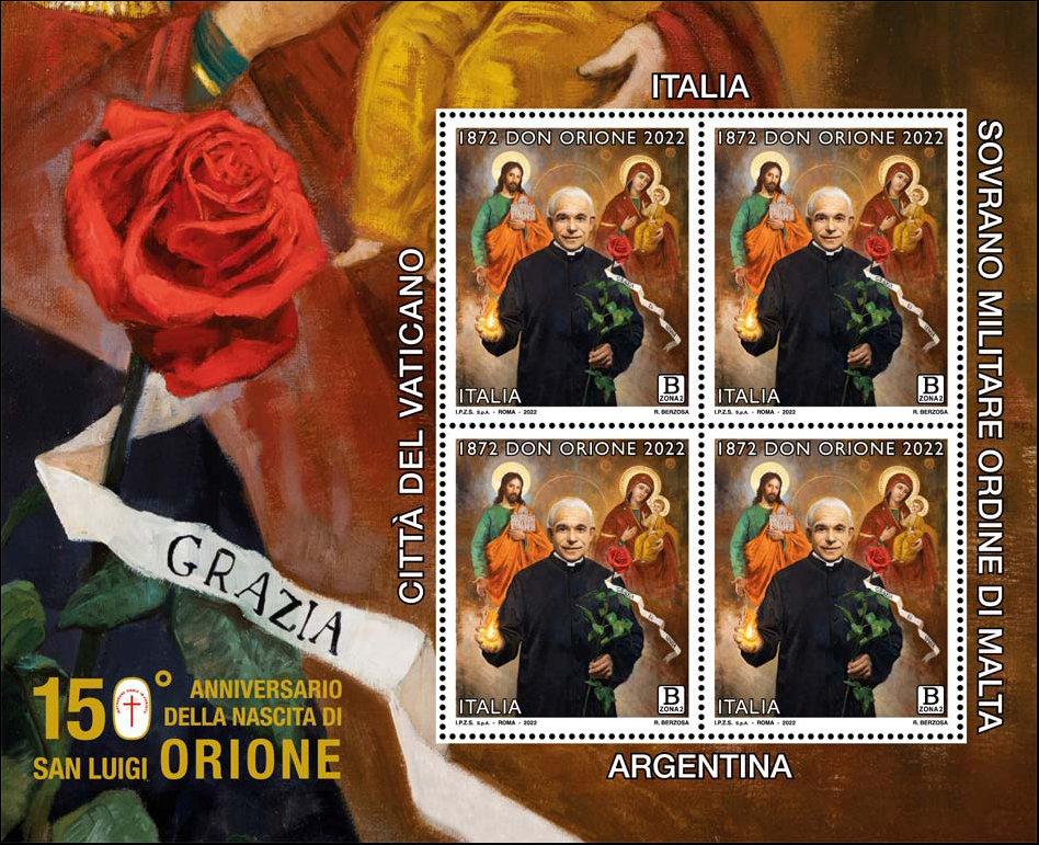 Francobollo San Luigi Orione -  2022