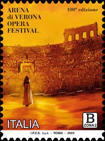 Francobollo Arena di Verona -  2023