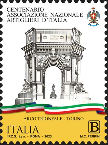 Francobollo Arco Trionfale di Torino -  2023
