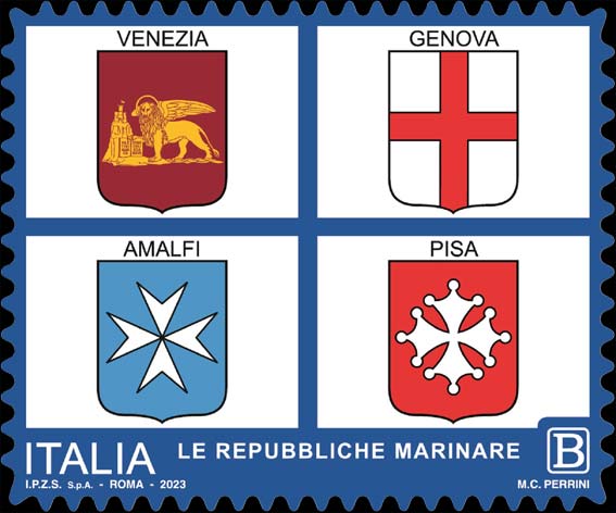 Francobollo Le Repubbliche Marinare -  2023