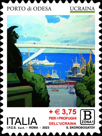 Francobollo Porto di Odesa -  2023