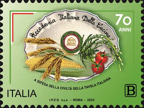 Francobollo Cereali e Pomodori -  2023