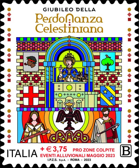 Francobollo Perdonanza Celestiniana Stilizzata -  2023