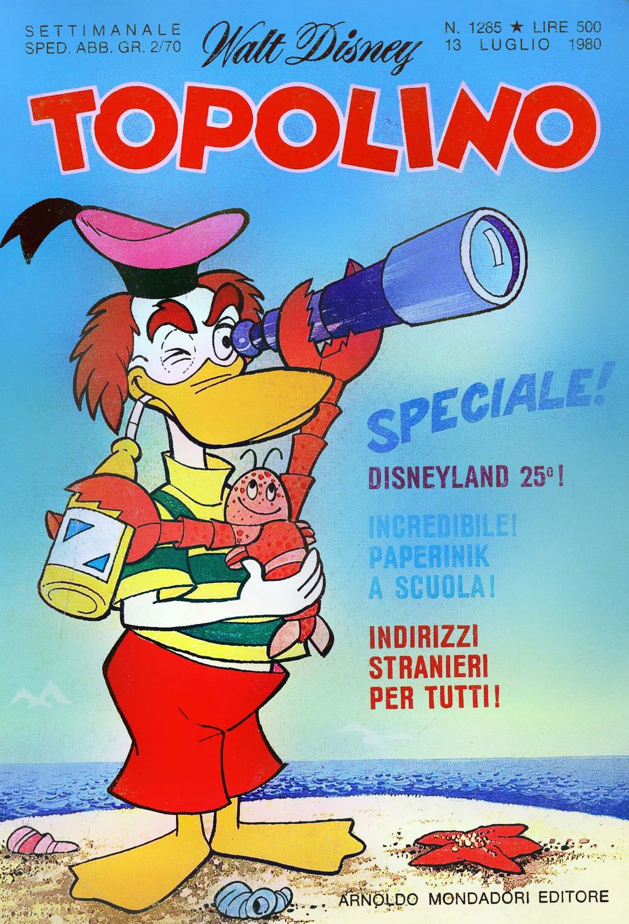 Fumetto Topolino -  1980