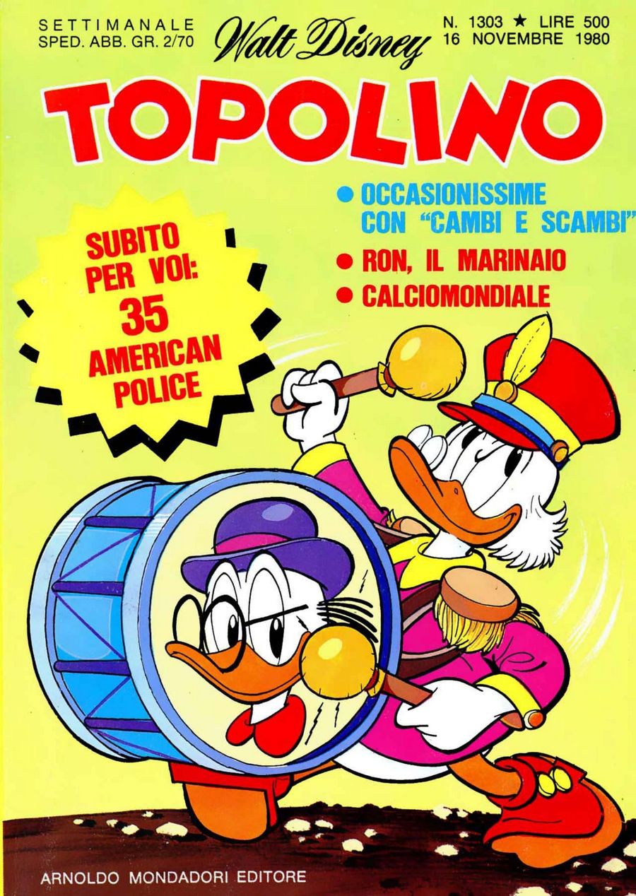 Fumetto Topolino -  1980