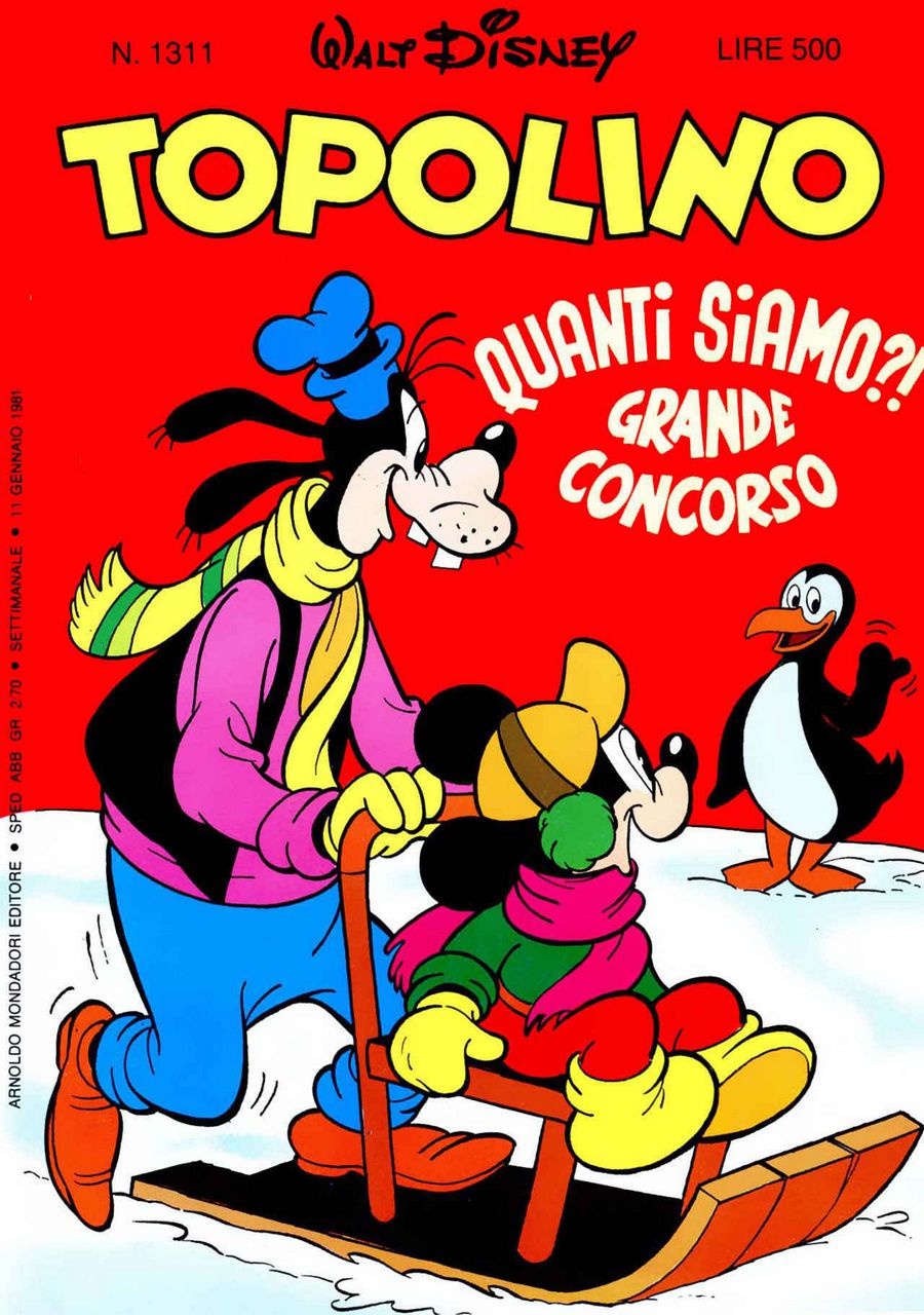 Fumetto Topolino -  1981