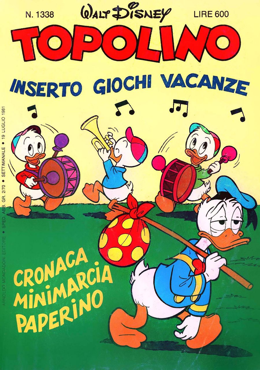 Fumetto Topolino -  1981