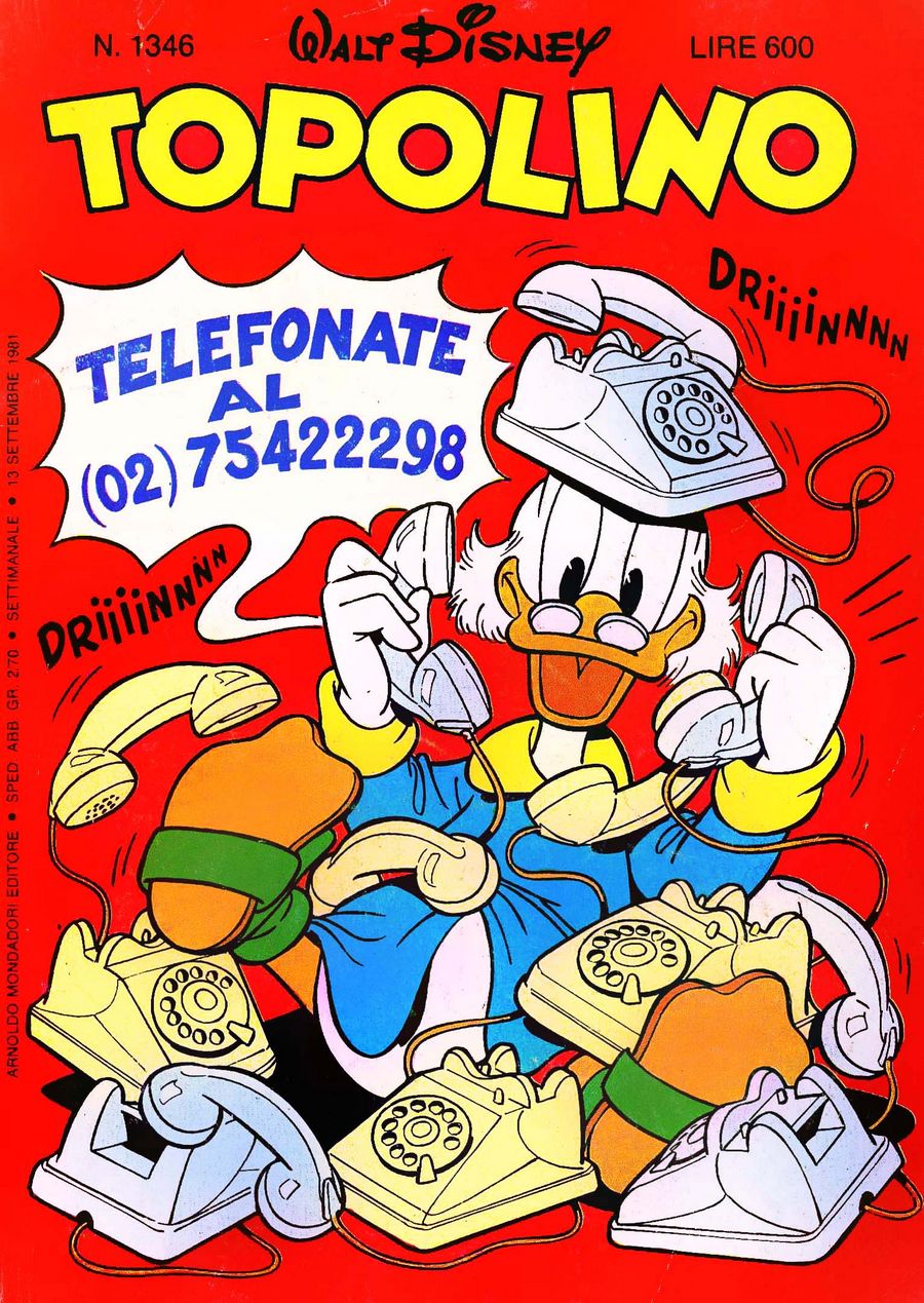 Fumetto Topolino -  1981