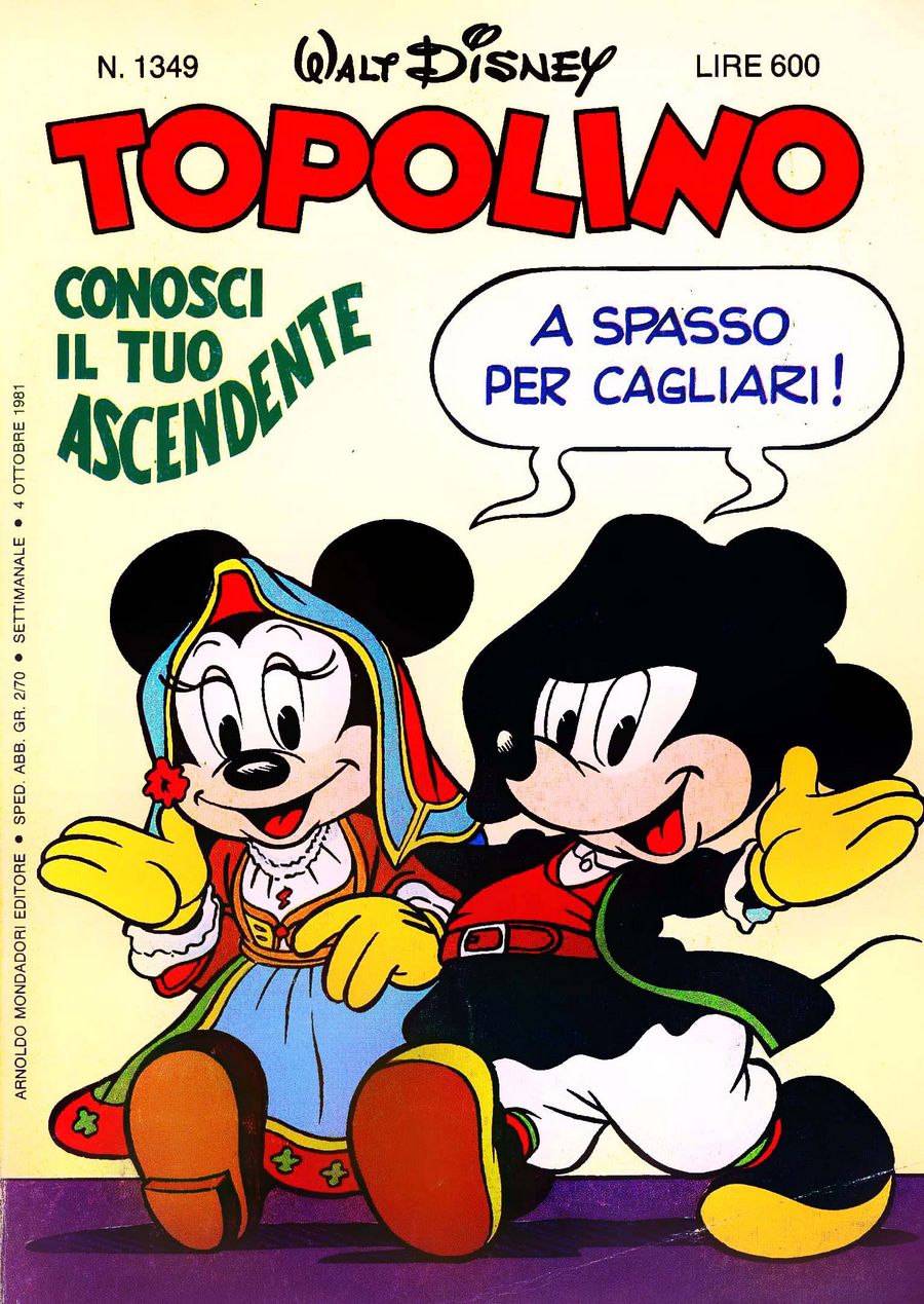 Fumetto Topolino -  1981