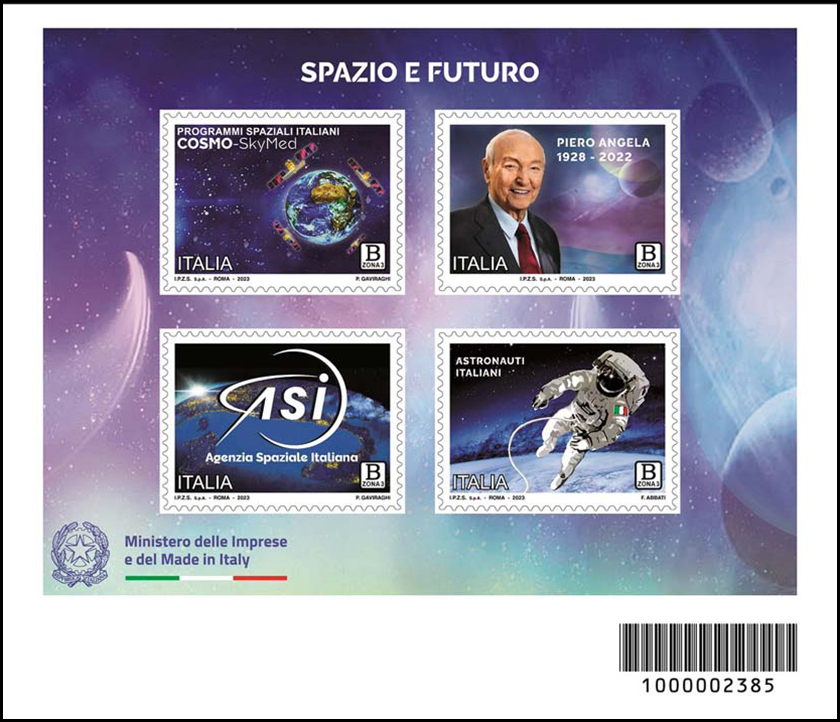 Francobollo Pianeti e Spazio -  2023