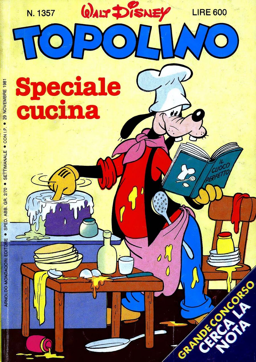 Fumetto Topolino -  1981