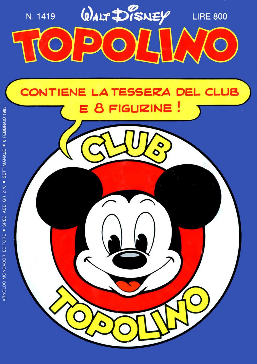 Fumetto Topolino -  1983