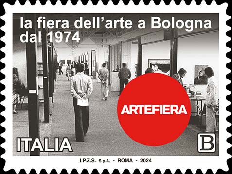 Francobollo Stand della Fiera di Bologna -  2024