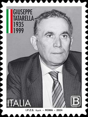 Francobollo Ritratto di Giuseppe Tatarella -  2024