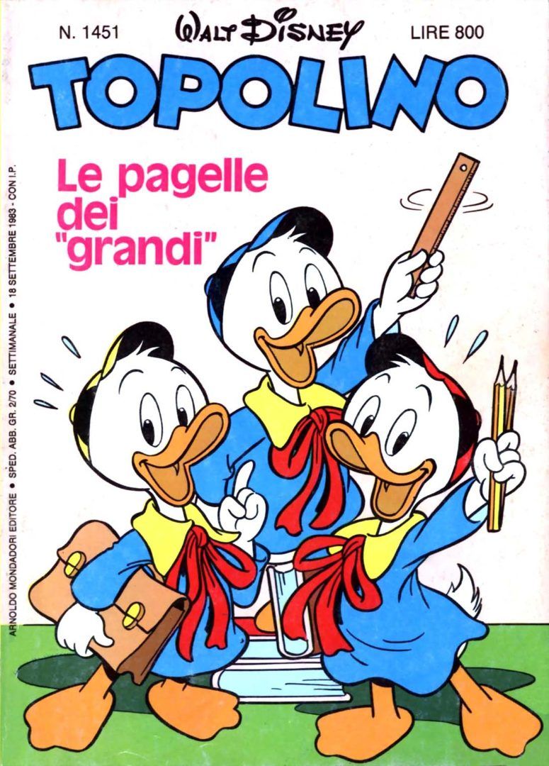 Fumetto Topolino -  1983