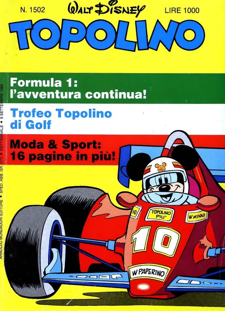 Fumetto Topolino -  1984