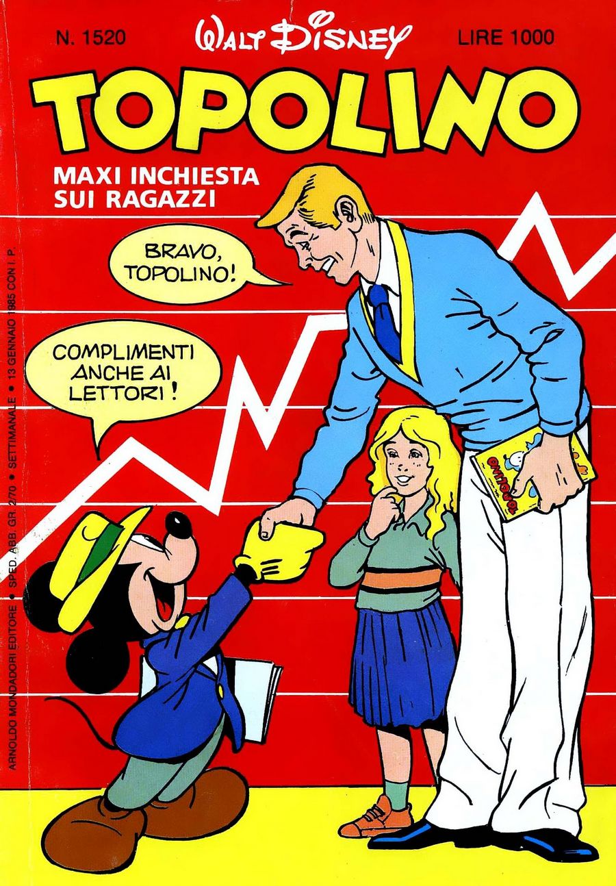 Fumetto Topolino -  1985