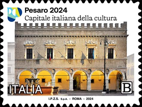 Francobollo Palazzo Ducale di Pesaro -  2024