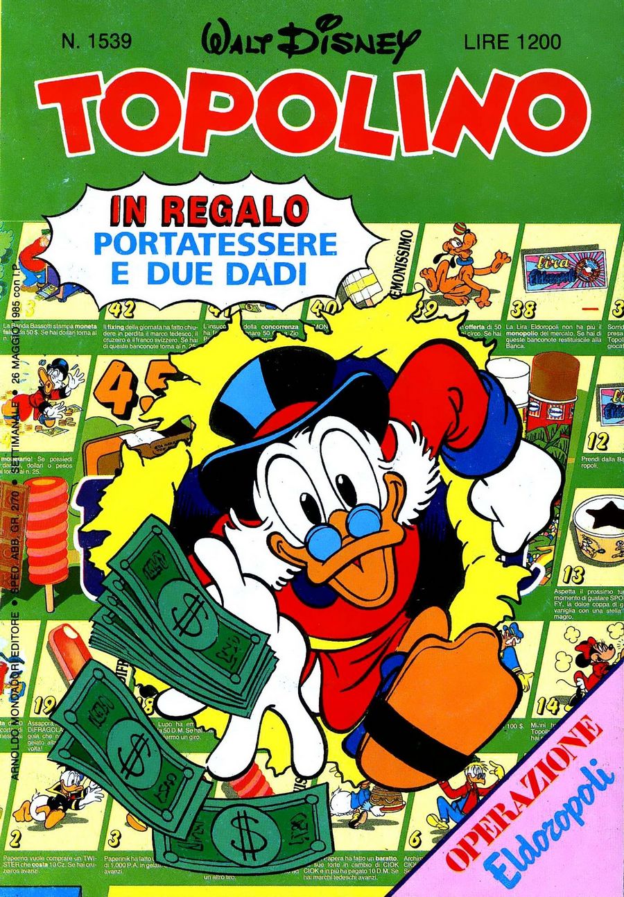 Fumetto Topolino -  1985