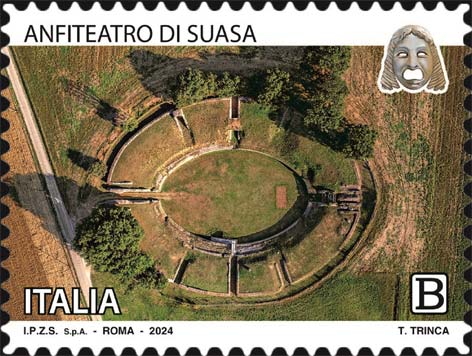 Francobollo Anfiteatro Romano di Suasa -  2024