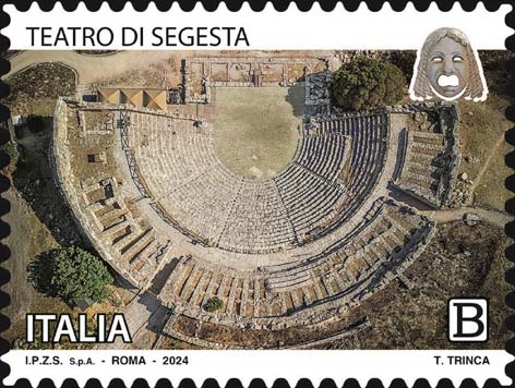 Francobollo Teatro Greco di Segesta -  2024