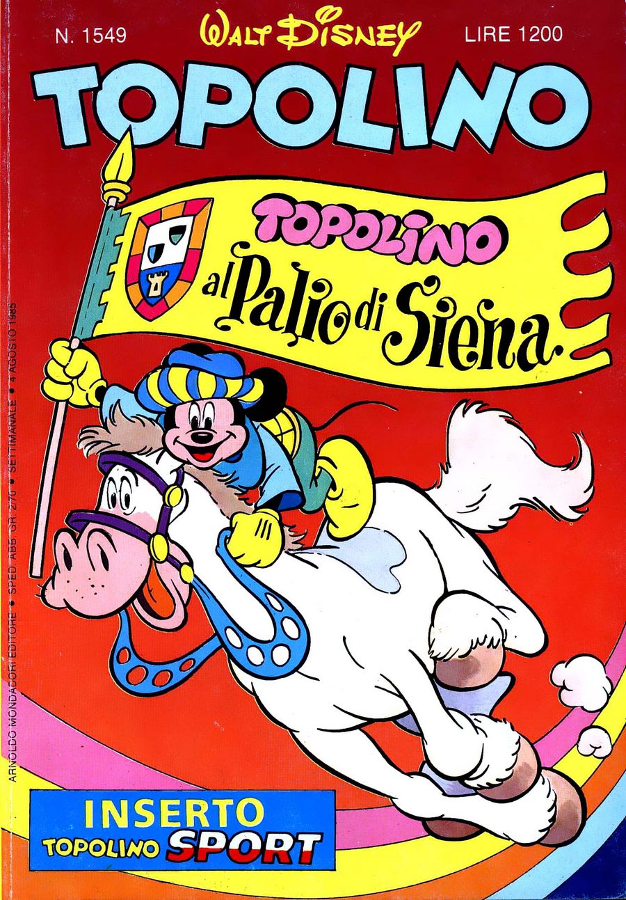 Fumetto Topolino -  1985