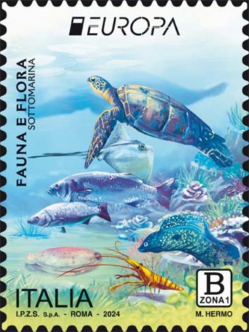 Francobollo Fauna e Flora Sottomarina (Parte DX) -  2024
