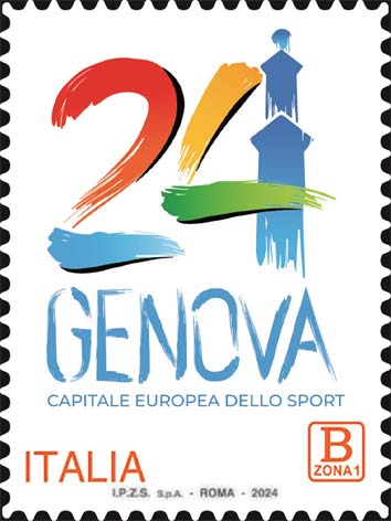 Francobollo Logo di Genova 2024 -  2024