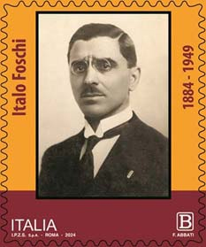 Francobollo Ritratto di Italo Foschi -  2024