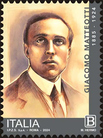 Francobollo Ritratto di Giacomo Matteotti -  2024