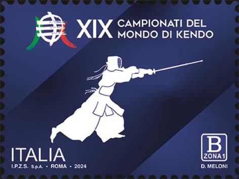 Francobollo Atleta di kendo -  2024