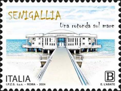 Francobollo Rotonda a Mare di Senigallia -  2024