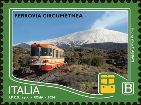 Francobollo Ferrovia Circumetnea -  2024