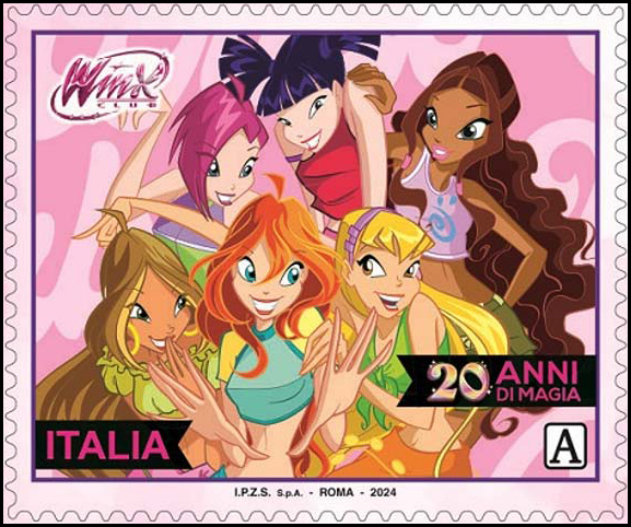 Francobollo Personaggi della Serie "Winx Club" -  2024