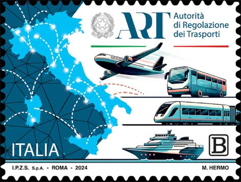 Francobollo Italia e Mezzi di Trasporto -  2024