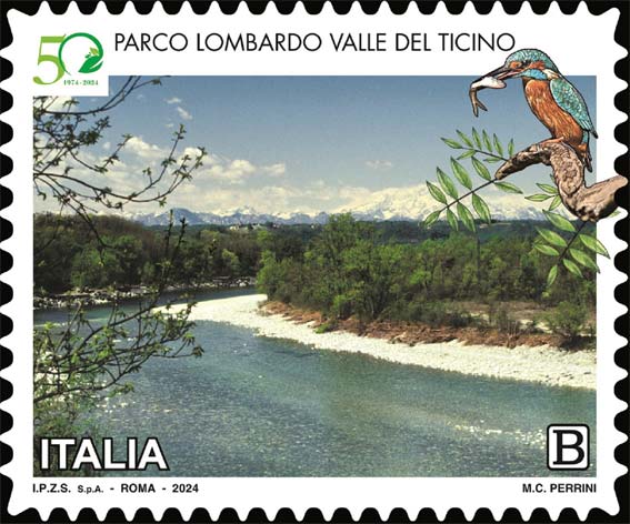 Francobollo Parco Lombardo della Valle del Ticino -  2024