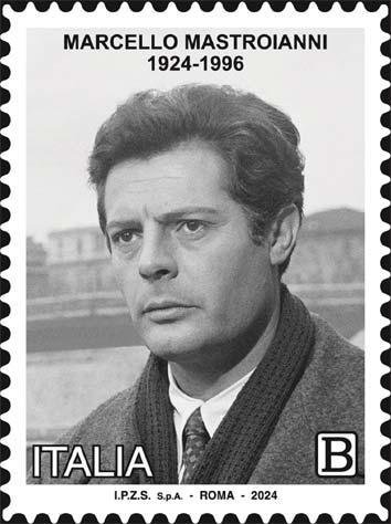 Francobollo Ritratto di Marcello Mastroianni -  2024
