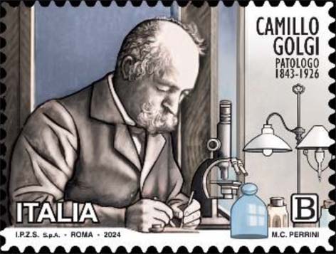 Francobollo Camillo Golgi -  2024