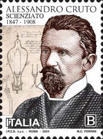 Francobollo Alessandro Cruto -  2024