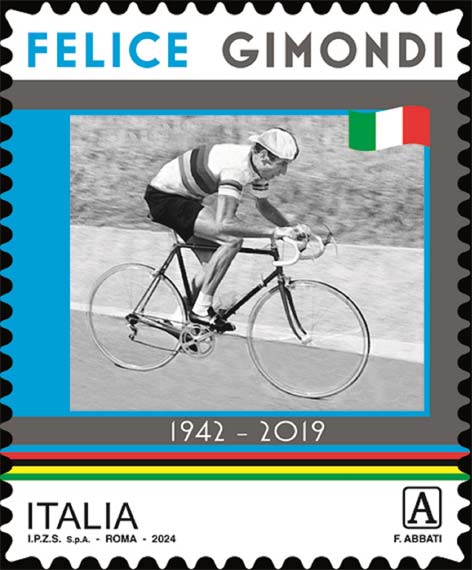 Francobollo Felice Gimondi -  2024