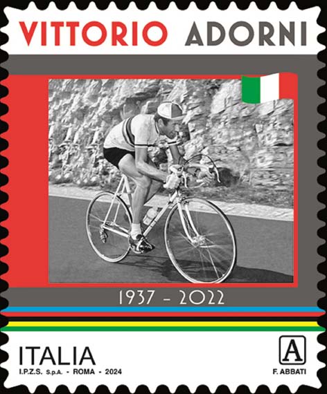 Francobollo Vittorio Adorni -  2024