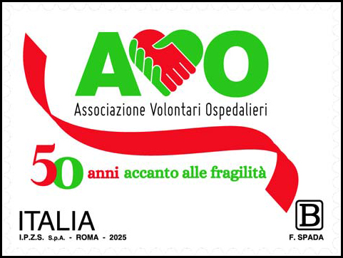 Francobollo Logo dell'AVO -  2025