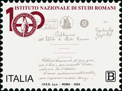 Francobollo Atto Costitutivo dell'Istituto -  2025