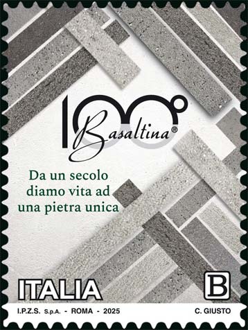 Francobollo Listelli di Pietra Lavica -  2025