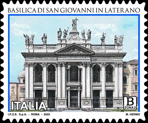 Francobollo Basilica di S. Giovanni in Laterano -  2025