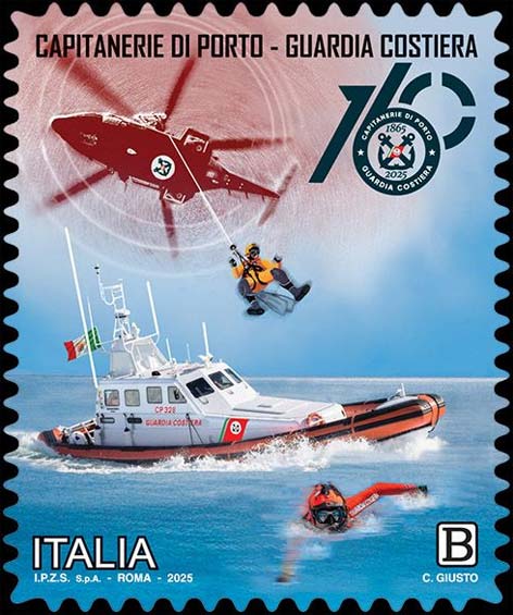Francobollo Operazione di Soccorso in Mare -  2025