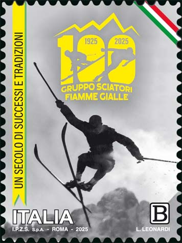 Francobollo Sciatore -  2025
