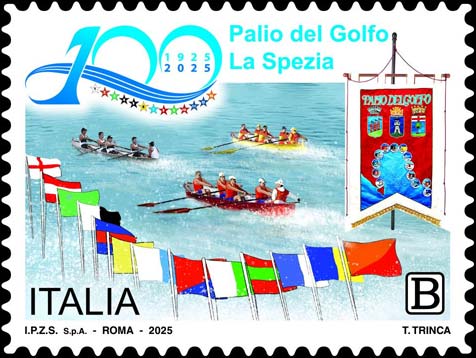 Francobollo Palio del Golfo della Spezia -  2025