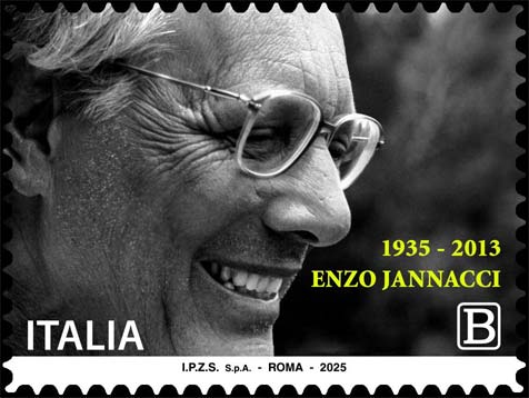 Francobollo Ritratto di Enzo Jannacci -  2025